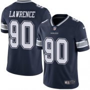 Wholesale Cheap Nike Cowboys #90 Demarcus Lawrence Navy Blue Team Color Youth Stitched NFL Vapor Untouchable Limited Jersey