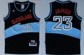 Wholesale Cheap Cleveland Cavaliers #23 LeBron James ABA Hardwood Classic Swingman Black Jersey