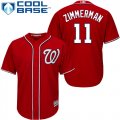 Wholesale Cheap Nationals #11 Ryan Zimmerman Red Cool Base Stitched Youth MLB Jersey