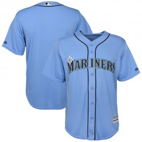 Wholesale Cheap Seattle Mariners Majestic Official Cool Base Team Jersey Blue
