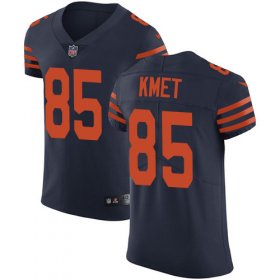 Wholesale Cheap Nike Bears #85 Cole Kmet Navy Blue Alternate Men\'s Stitched NFL Vapor Untouchable Elite Jersey