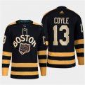 Wholesale Cheap Men's Boston Bruins #13 Charlie Coyle Black Classic Primegreen Stitched Jersey