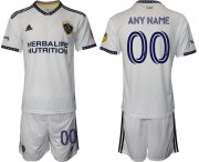 Wholesale Cheap Men 2022-2023 Club Los Angeles Galaxy home white customized Adidas Soccer Jersey