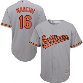 Wholesale Cheap Orioles #16 Trey Mancini Grey New Cool Base Stitched MLB Jersey