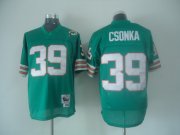 Wholesale Cheap Mitchell And Ness Dolphins #39 Larry Csonka Green Stitched NFL Jersey