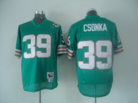Wholesale Cheap Mitchell And Ness Dolphins #39 Larry Csonka Green Stitched NFL Jersey
