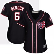 Wholesale Cheap Nationals #6 Anthony Rendon Navy Blue Alternate Women's Stitched MLB Jersey