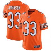Wholesale Cheap Nike Bears #33 Jaylon Johnson Orange Youth Stitched NFL Limited Rush Jersey