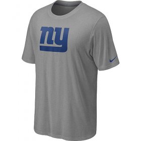 Wholesale Cheap Nike New York Giants Sideline Legend Authentic Logo Dri-FIT NFL T-Shirt Light Grey