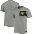 Wholesale Cheap Manchester City Nike Team Crest T-Shirt Heathered Gray