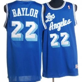 Wholesale Cheap Los Angeles Lakers #22 Elgin Baylor Blue Swingman Throwback Jersey