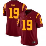 Wholesale Cheap USC Trojans 19 Matt Fink Red College Football Jersey