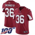 Wholesale Cheap Nike Cardinals #36 D.J. Swearinger Sr. Red Team Color Men's Stitched NFL 100th Season Vapor Limited Jersey