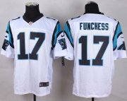 Wholesale Cheap Nike Panthers #17 Devin Funchess White Men's Stitched NFL Elite Jersey