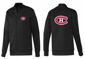 Wholesale Cheap NHL Montreal Canadiens Zip Jackets Black-1
