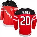 Wholesale Cheap Olympic CA. #20 John Tavares Red 100th Anniversary Stitched NHL Jersey
