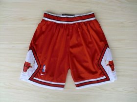 Wholesale Cheap Chicago Bulls Red Nike Mesh NBA Shorts