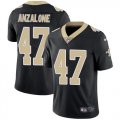 Wholesale Cheap Nike Saints #47 Alex Anzalone Black Team Color Men's Stitched NFL Vapor Untouchable Limited Jersey