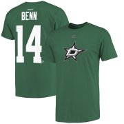 Wholesale Cheap Dallas Stars #14 Jamie Benn Reebok Name and Number Player T-Shirt Green