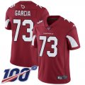 Wholesale Cheap Nike Cardinals #73 Max Garcia Red Team Color Men's Stitched NFL 100th Season Vapor Limited Jersey
