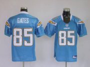 Wholesale Cheap Chargers Antonio Gates #85 Stitched Baby Blue NFL Jersey