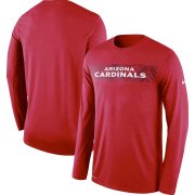 Wholesale Cheap Arizona Cardinals Nike Sideline Seismic Legend Long Sleeve T-Shirt Cardinal