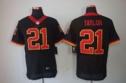 Wholesale Cheap Nike Redskins #21 Sean Taylor Black Men's Stitched NFL Elite Jersey