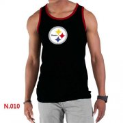 Wholesale Cheap Men's Nike NFL Pittsburgh Steelers Sideline Legend Authentic Logo Tank Top Black