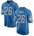 Men's Detroit Lions Jahmyr Gibbs #26 Nike Blue Official NFL Game Jersey