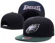 Wholesale Cheap NFL Philadelphia Eagles Fresh Logo Black Adjustable Hat