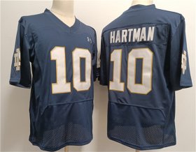 Cheap Men\'s USC Trojans #10 Sam Hartman Navy With Name Stitched Jersey