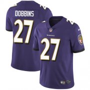 Wholesale Cheap Nike Ravens #27 J.K. Dobbins Purple Team Color Men's Stitched NFL Vapor Untouchable Limited Jersey