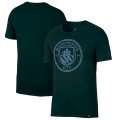Wholesale Cheap Manchester City Nike Team Crest T-Shirt Green