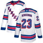 Wholesale Cheap Adidas Rangers #23 Jeff Beukeboom White Away Authentic Stitched NHL Jersey