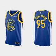 Wholesale Cheap Mens Golden State Warriors #95 Juan Toscano-Anderson 2022 Royal Stitched Basketball Jersey