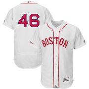 Wholesale Cheap Boston Red Sox #46 Craig Kimbrel Majestic Alternate Authentic Collection Flex Base Player Jersey White