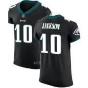 Wholesale Cheap Nike Eagles #10 DeSean Jackson Black Alternate Men's Stitched NFL Vapor Untouchable Elite Jersey