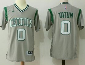 Wholesale Cheap Boston Celtics #0 Jayson Tatum Gray Pride Stitched NBA Jersey