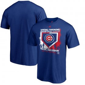 Wholesale Cheap Chicago Cubs Majestic 2019 Spring Training Cactus League Big & Tall Base on Balls T-Shirt Royal