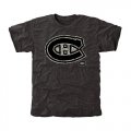 Wholesale Cheap Men's Montreal Canadiens Black Rink Warrior T-Shirt