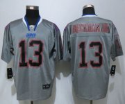 Wholesale Cheap Nike Giants #13 Odell Beckham Jr Lights Out Grey Men's Stitched NFL Elite Jersey