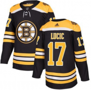 Wholesale Cheap Men's Boston Bruins #17 Milan Lucic Black Stitched Jersey