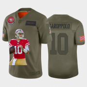 Cheap San Francisco 49ers #10 Jimmy Garoppolo Nike Team Hero 4 Vapor Limited NFL Jersey Camo