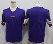 Wholesale Cheap Nike Vikings Blank Purple Vapor Untouchable Limited Jersey