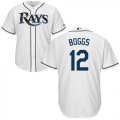 Wholesale Cheap Rays #12 Wade Boggs White Cool Base Stitched Youth MLB Jersey
