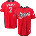 Wholesale Cheap Reds #7 Eugenio Suarez Red 2018 All-Star National League Stitched MLB Jersey