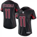 Wholesale Cheap Nike Cardinals #11 Larry Fitzgerald Black Women's Stitched NFL Limited Rush Jersey