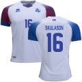 Wholesale Cheap Iceland #16 Skulason Away Soccer Country Jersey