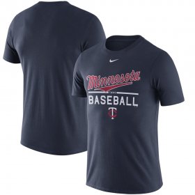 Wholesale Cheap Minnesota Twins Nike Away Practice T-Shirt Navy