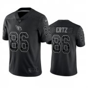 Wholesale Cheap Men's Arizona Cardinals #86 Zach Ertz Black Reflective Limited Stitched Football Jersey